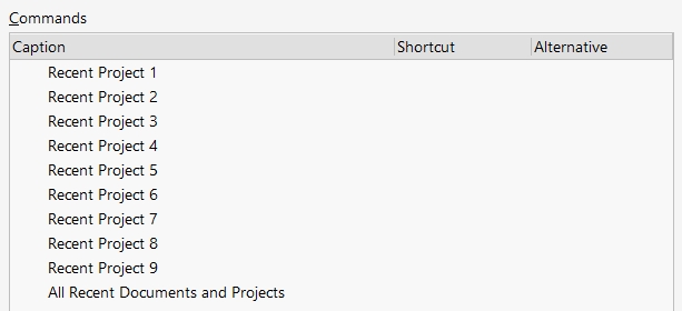 Customizing Schematic Editor - Recent Projects