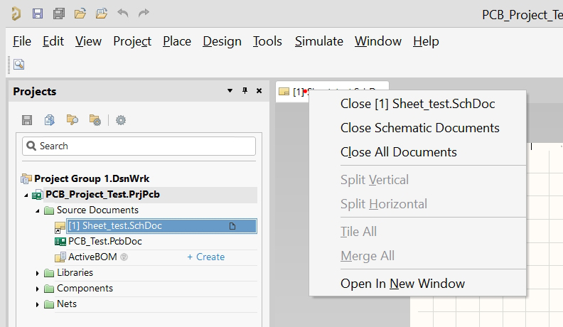 Right Clicking Sch Editor - Field Plash