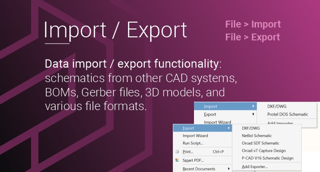 Import / Export
