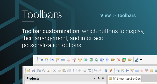 Toolbars
