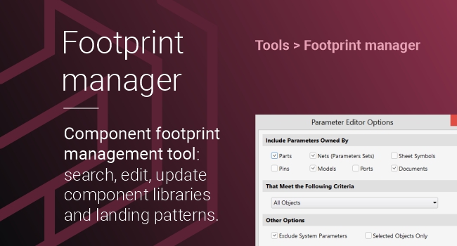 Footprint manager
